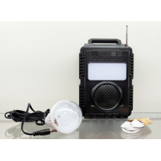 Освітлювальна система  Activepower VR-566  + колонка Bluetooth з лампами USB/SD, FM, Сонячна панель (GD LITE) 36 шт в ящику 