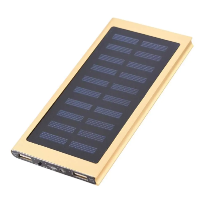 УМБ Power Bank на сонячній батареї 10000 mAh зарядний пристрій на дві повноцінні зарядки