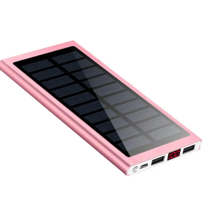 УМБ Power Bank на сонячній батареї 10000 mAh зарядний пристрій на дві повноцінні зарядки
