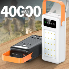 УМБ Повербанк Power Bank з ємністю 40000 mAh з вбудованим кабелем і ліхтариком 30 шт в ящику