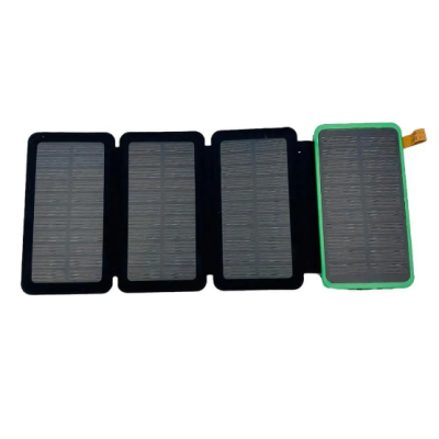УМБ Power Bank на 10000 mAh швидка зарядка з 4 сонячними панелями